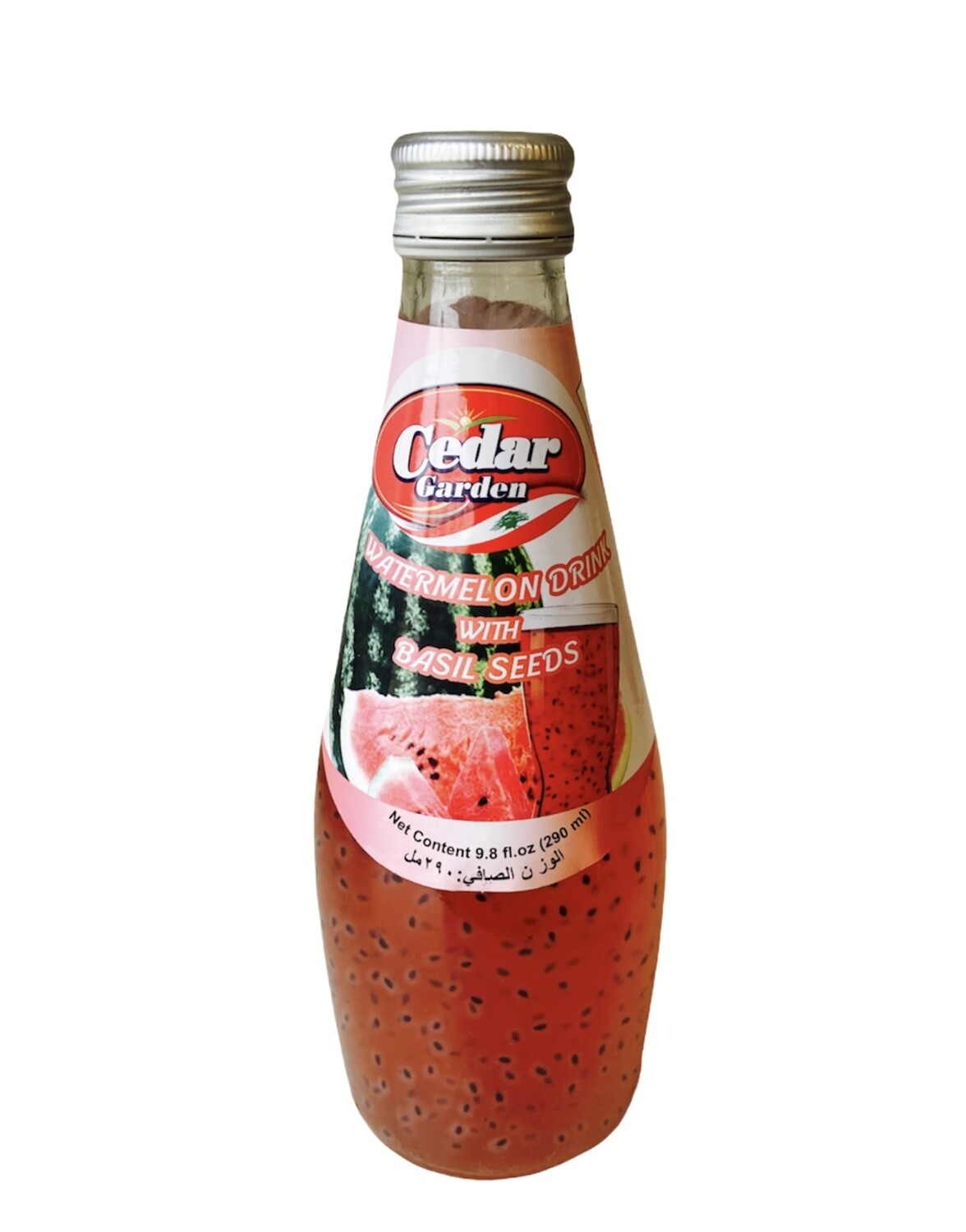 Cedar Garden Watermelon Drink With Basil Seeds 24x290ml