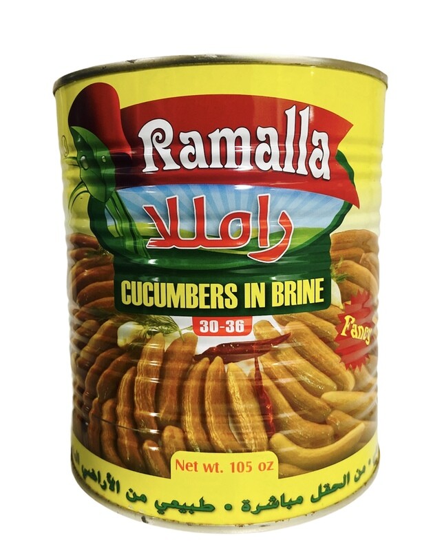 Ramalla Pickled Cucumbers Count 30/36 6x6lb