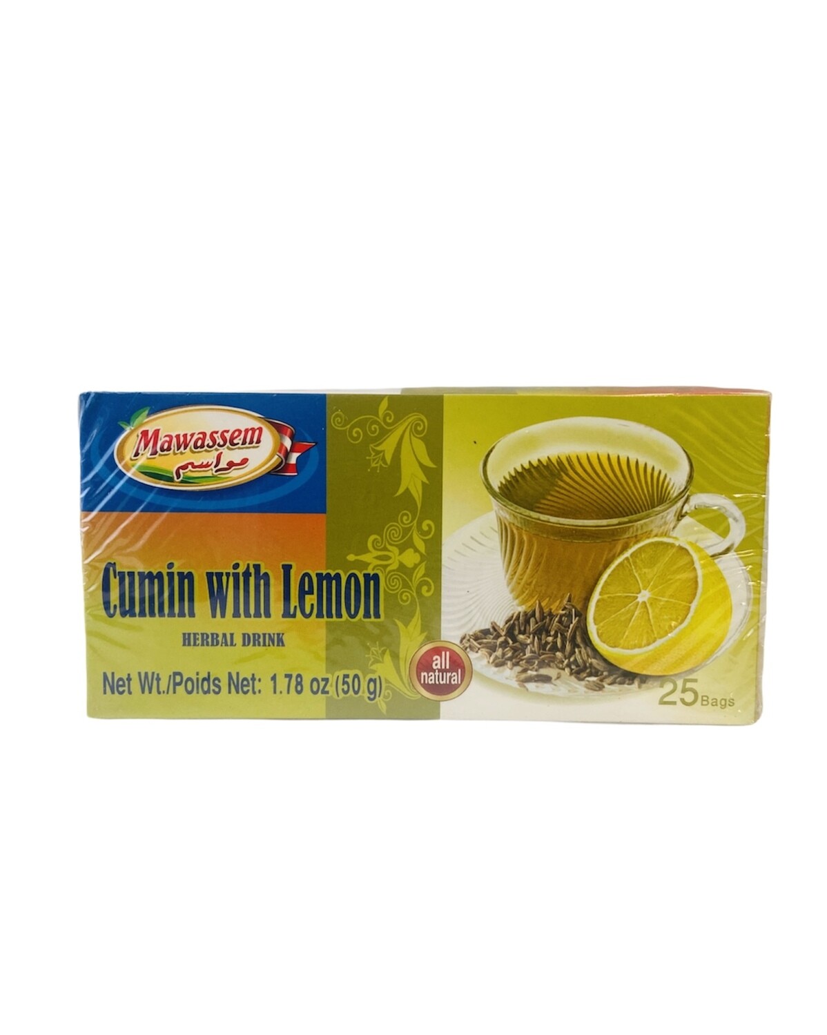 Mawassem Cumin With Lemon Herbal Tea 24x50gx25b