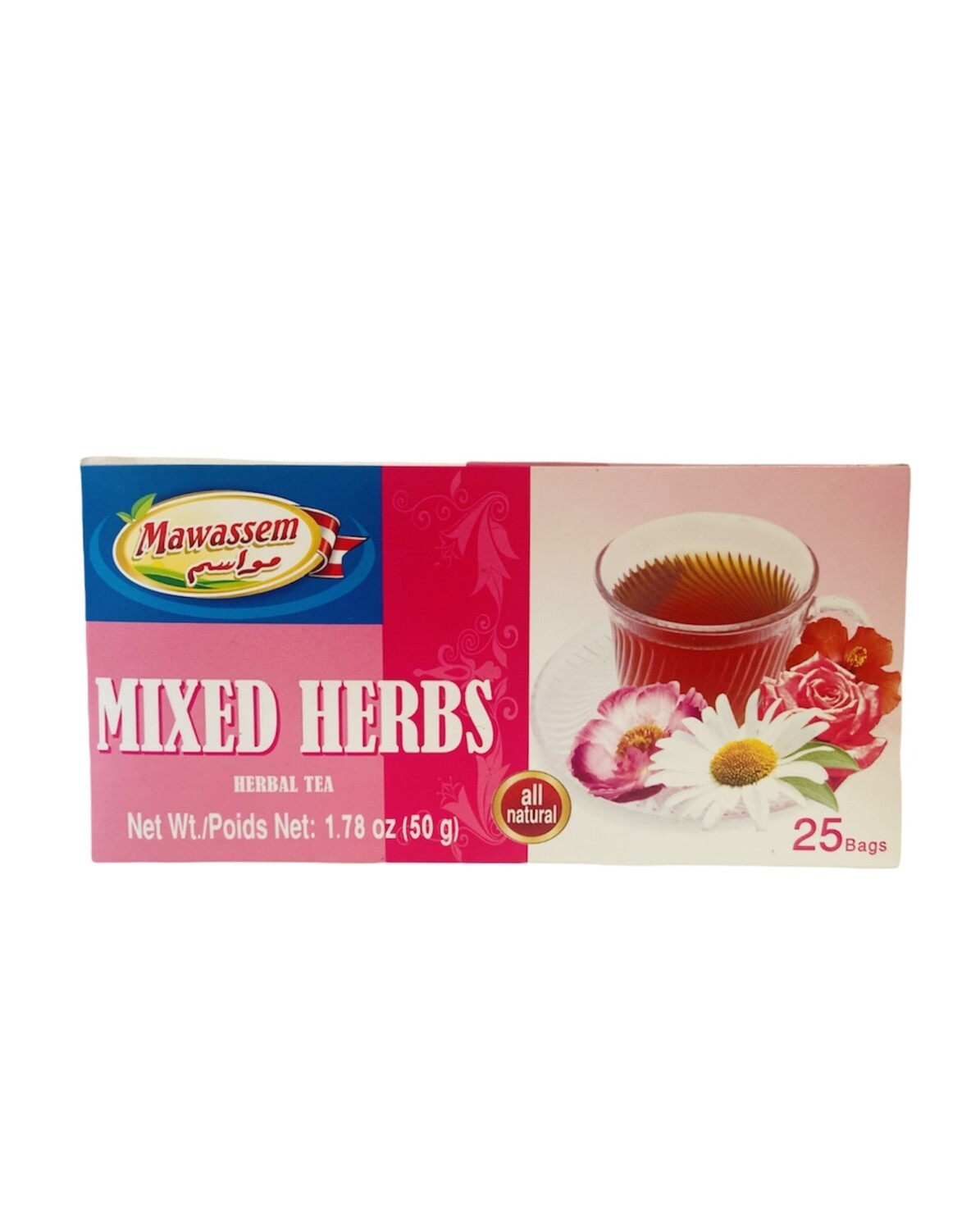 Mawassem Mixed Herbs Herbal Tea 24x50gx25b