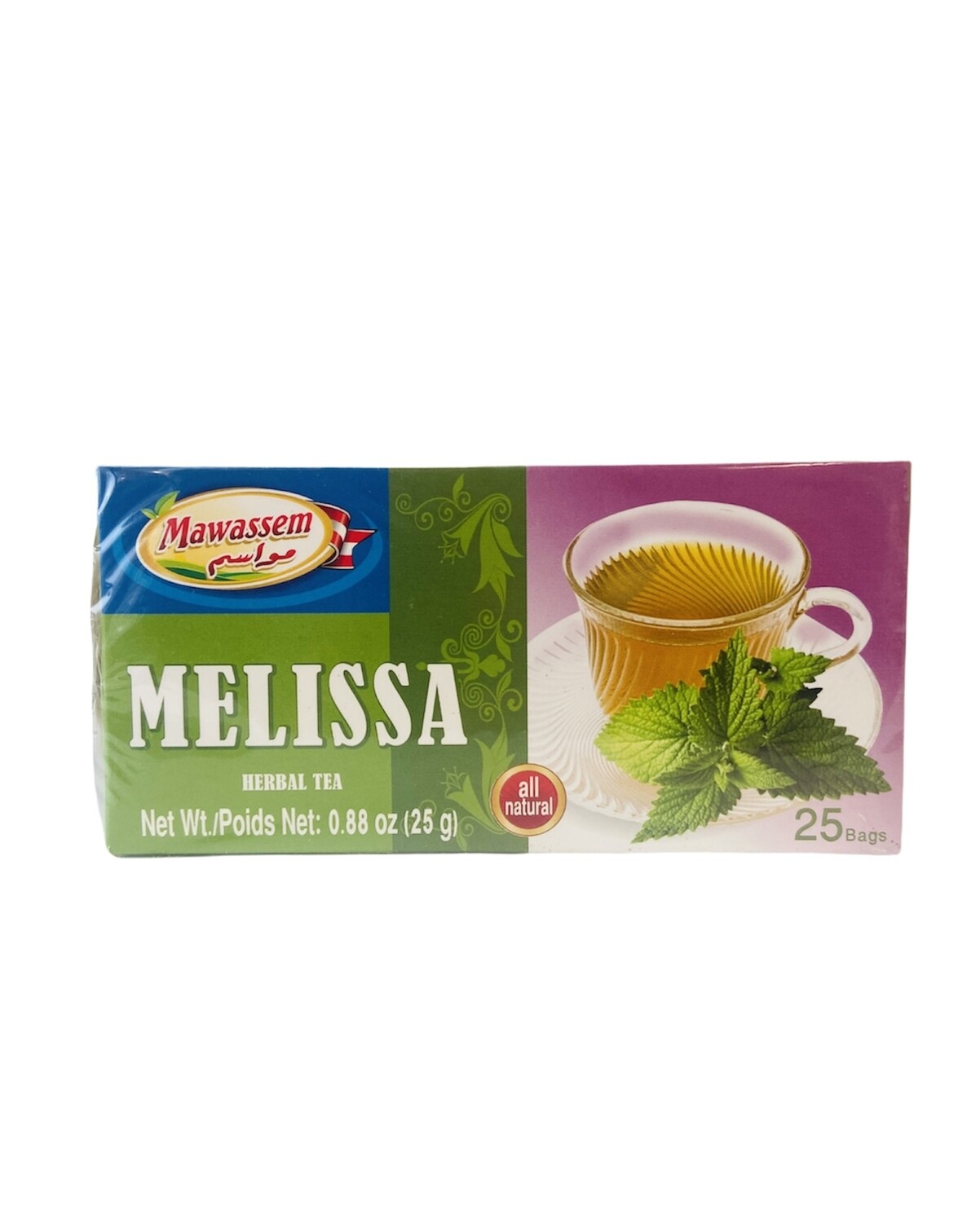 Mawassem Melissa Herbal Tea 24x50gx25b