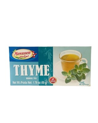 Mawassem Thyme Herbal Tea 24x50gx25b