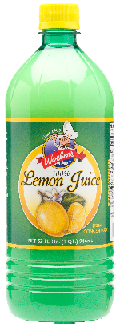 Woebers Lemon Juice 12x32oz