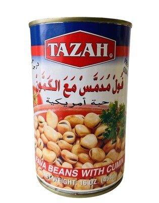 Tazah Fava Beans With Cumin 24x16oz