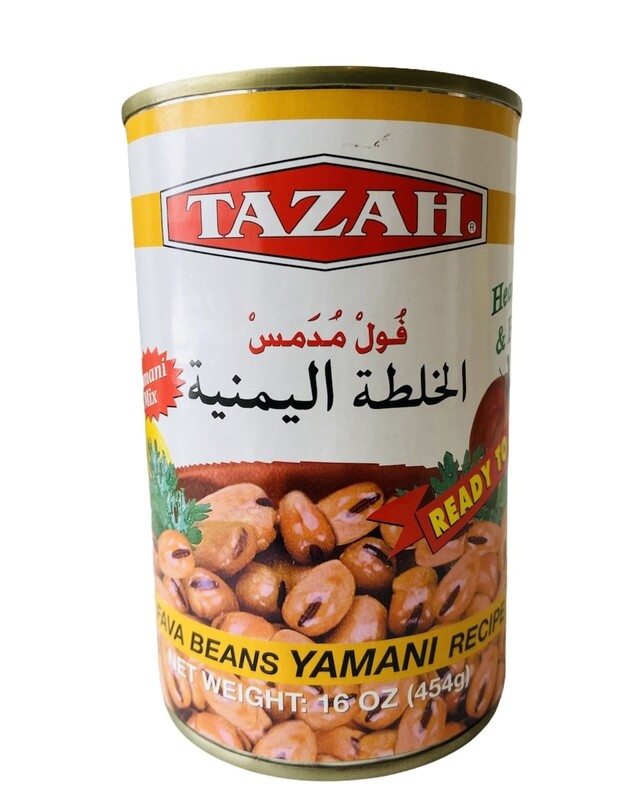 Tazah Fava Beans Yamani Recipe 24x16oz