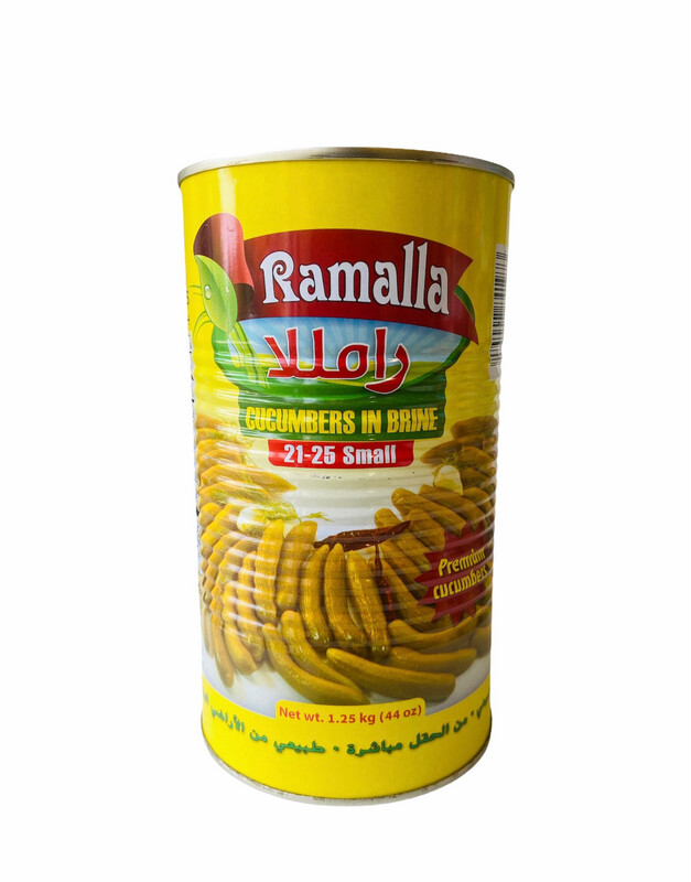 Ramalla Pickled Cucumbers Count 21/25 12x1250g