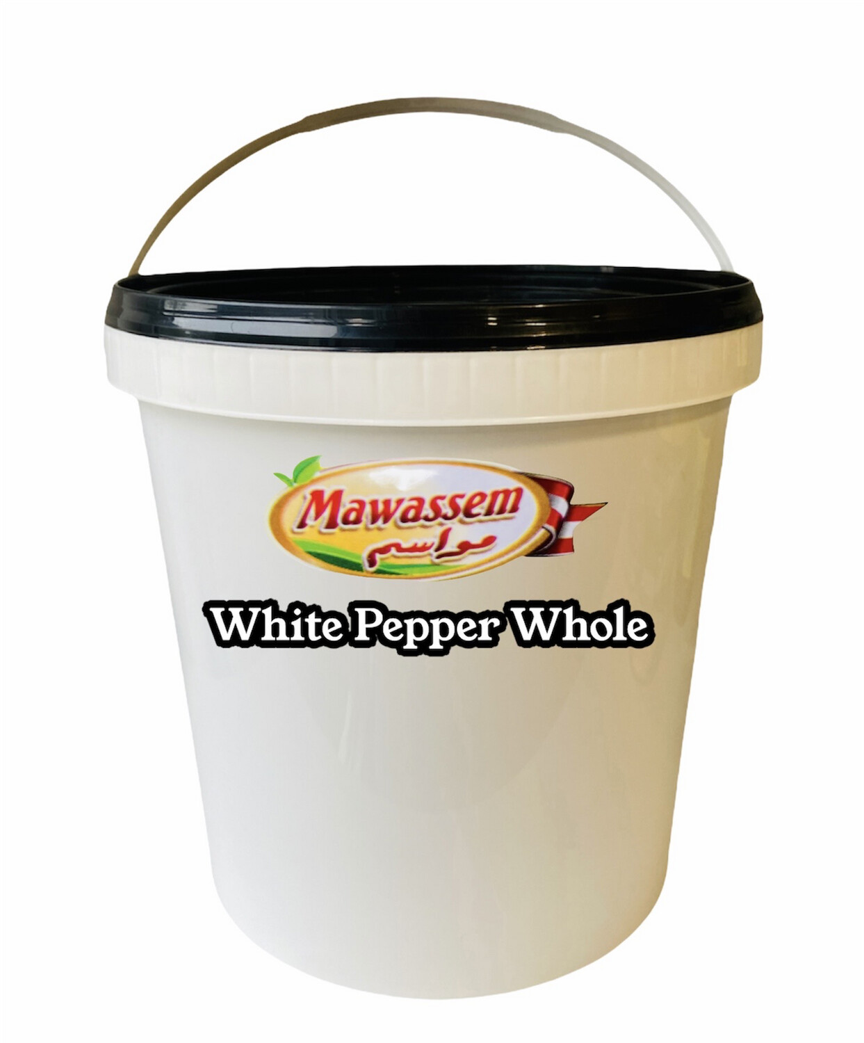 Mawassem 5lb White Pepper Whole