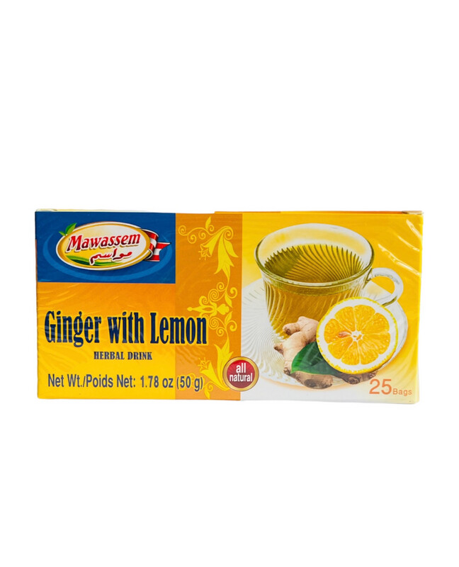 Mawassem Ginger with Lemon Tea 24x50gx25b