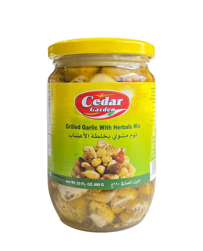 Cedar Garden Grilled Garlic With Herbs Mix 12x660g
