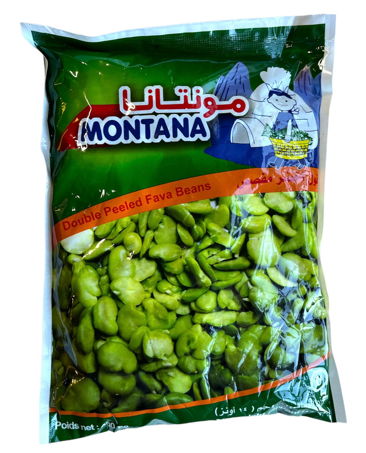 Montana Double Peeled Green Fava Beans 20x400g