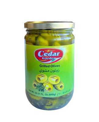 Cedar Garden Grilled Olives 12x640g