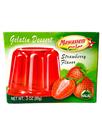 Mawassem Strawberry Jell-O 48x85g