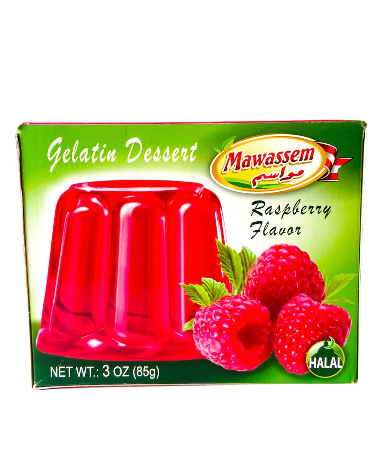 Mawassem Raspberry Jell-O 12x85g