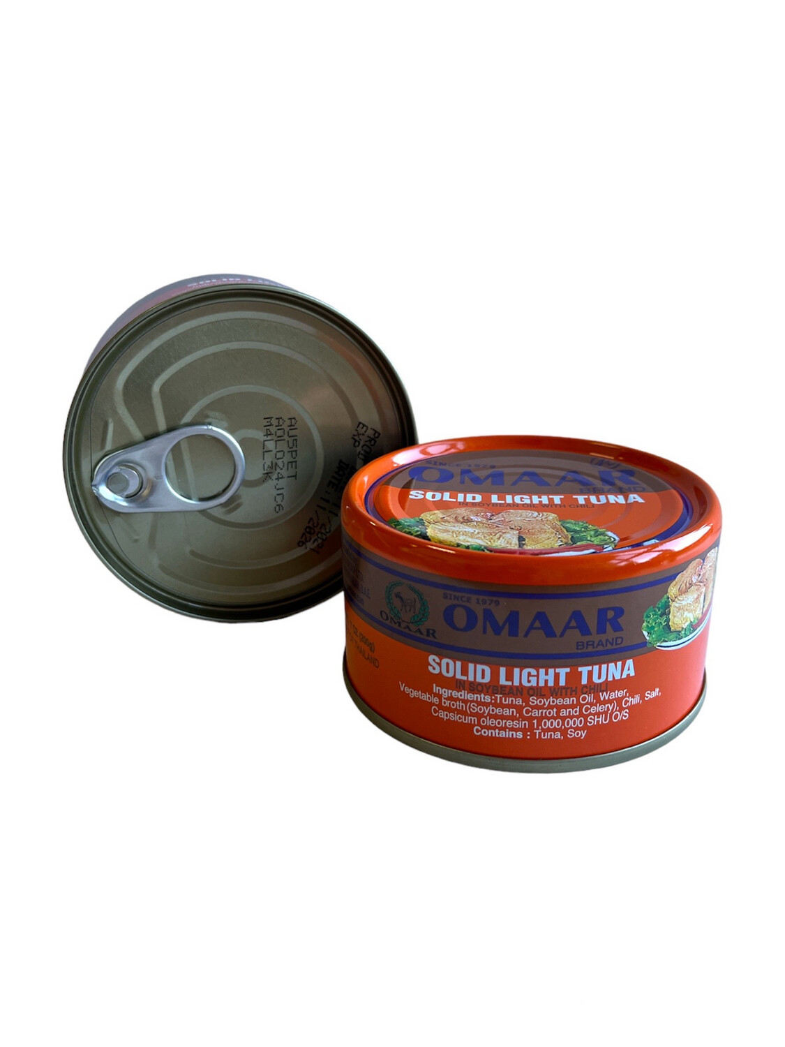 Omaar Brand Tuna With Soybean & Chili 24x7oz