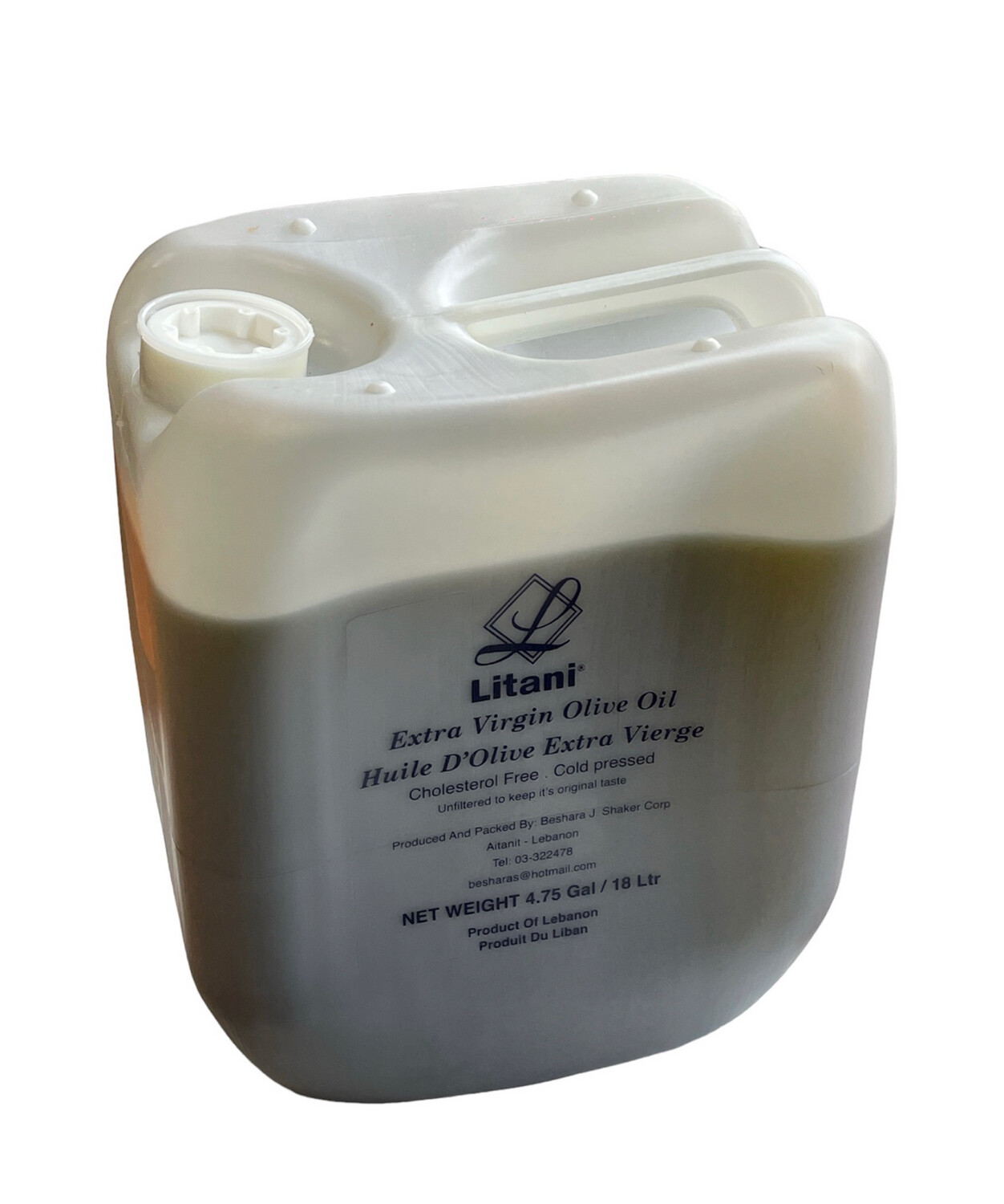 Litani Extra Virgin Olive Oil 18L