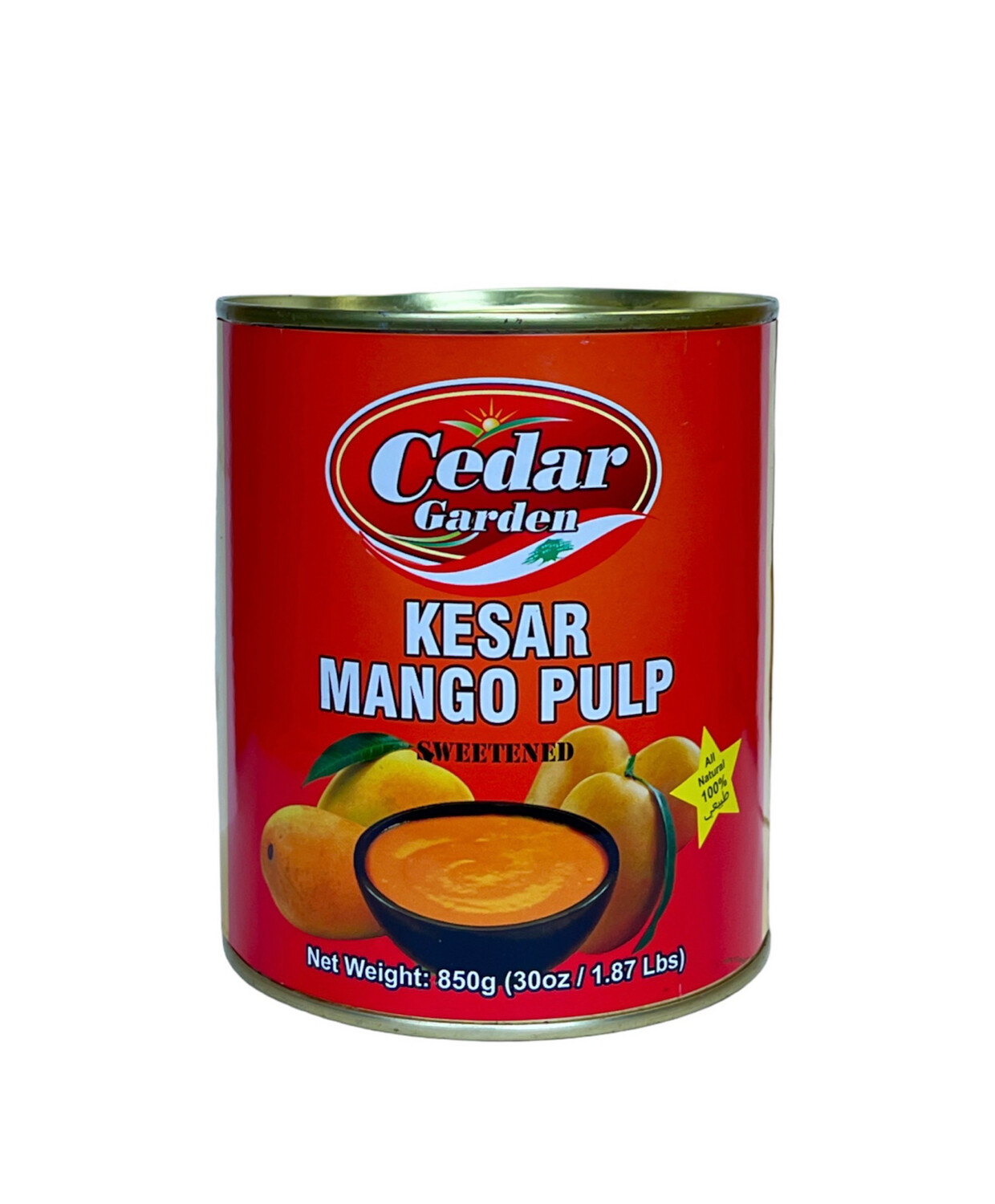 Cedar Garden Kesar Mango Pulp 6x850g