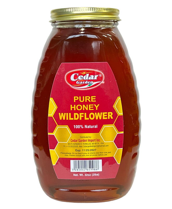 Cedar Garden Pure Wildflower Honey 12x2lbs