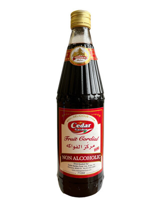 Cedar Garden Fruit Cordial 12x710ml