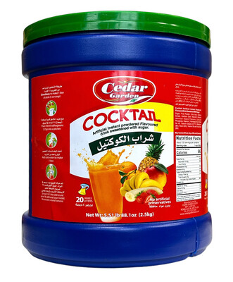 Cedar Garden Cocktail Instant Powder Juice 6x2.5kg
