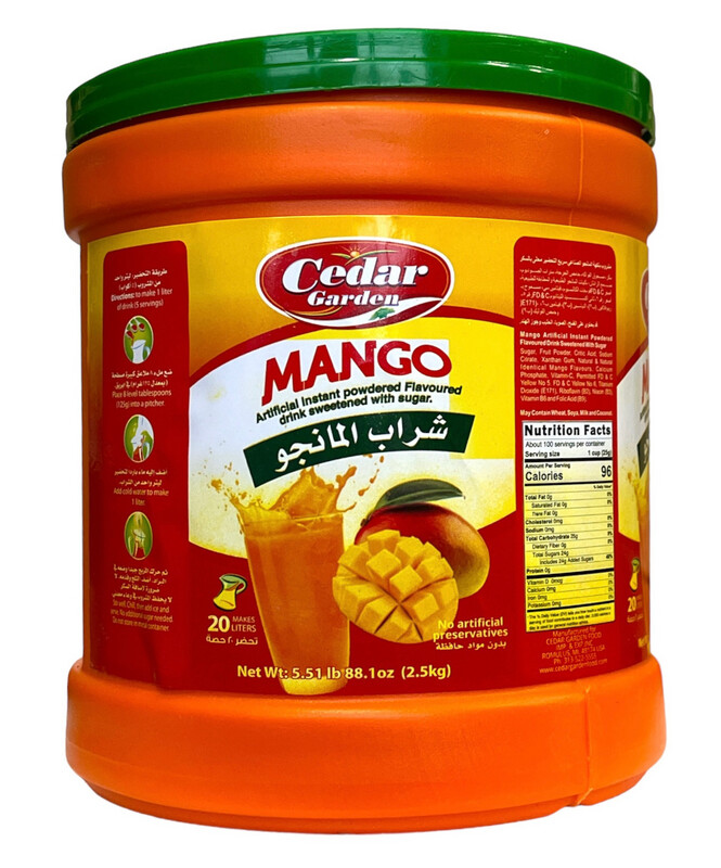 Cedar Garden Mango Instant Powder Juice 6x2.5kg