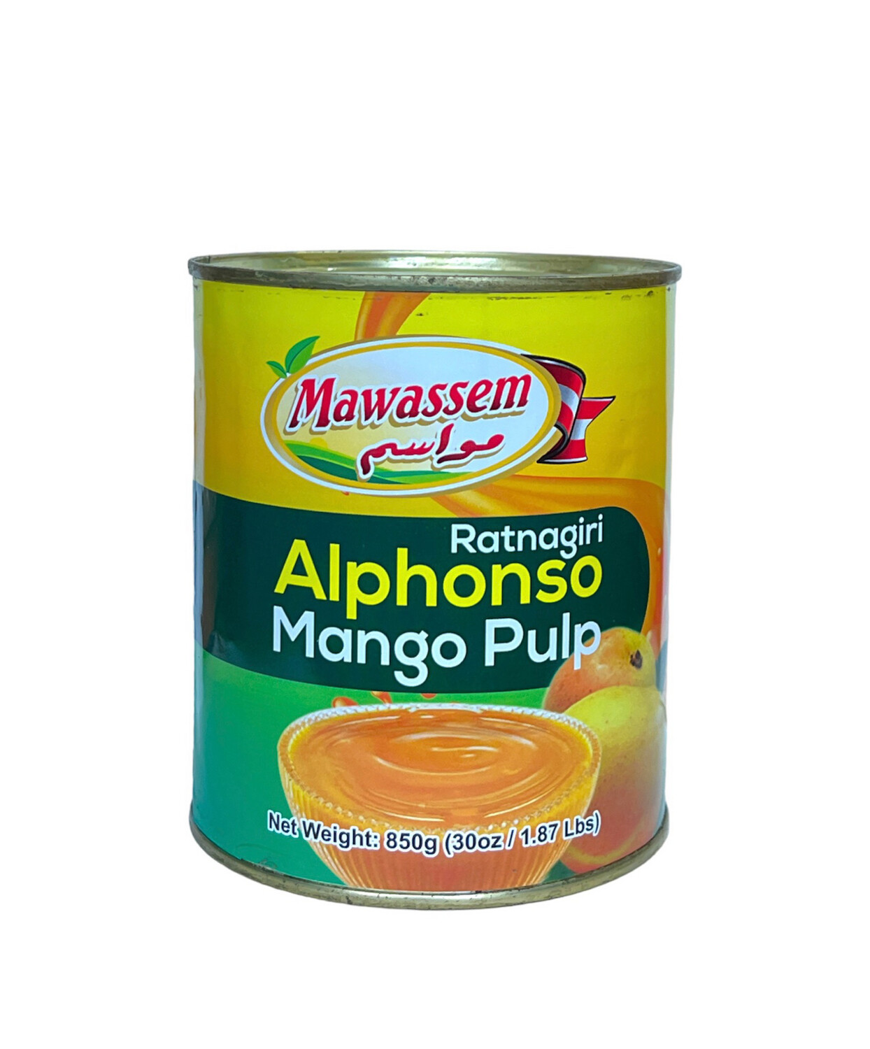 Mawassem Alphonso Mango Pulp 6x850g