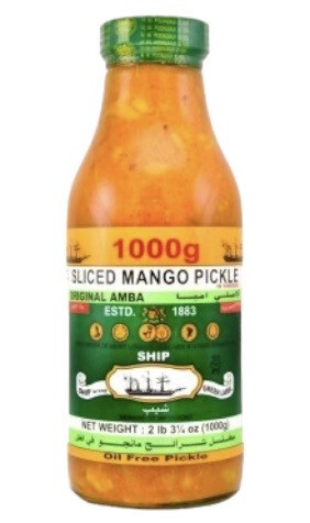 Ship Sliced Mango Pickle 12x1000g