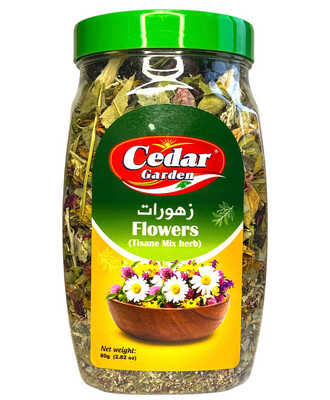 Cedar Garden Flowers (Tisane Mixed Herbs) 12x80g