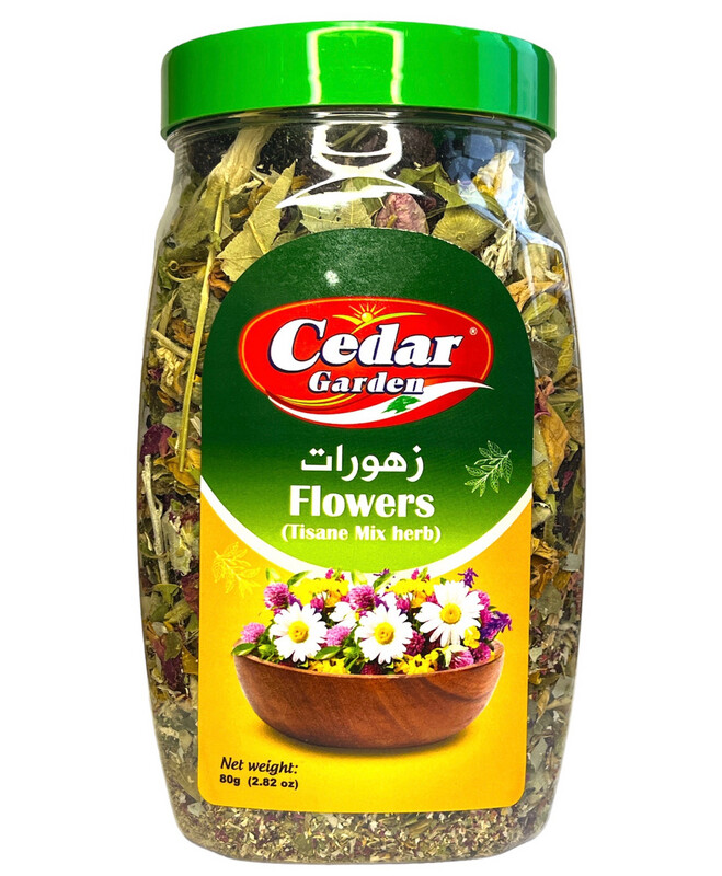 Cedar Garden Flowers (Tisane Mixed Herbs) 12x80g