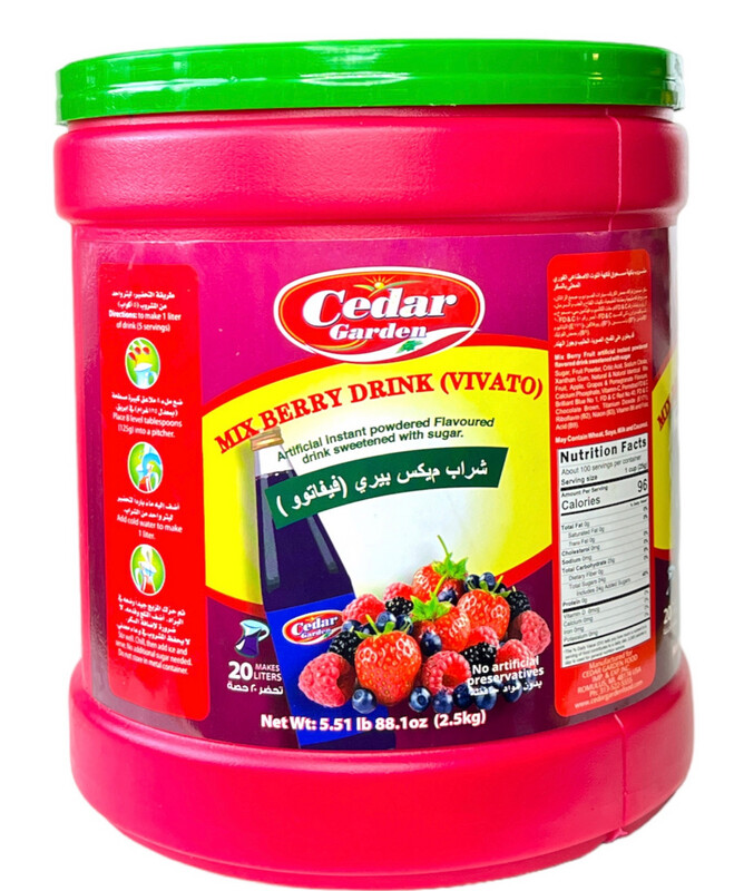 Cedar Garden Mix Berry (Vivato) Instant Powder Juice 6x2.5kg