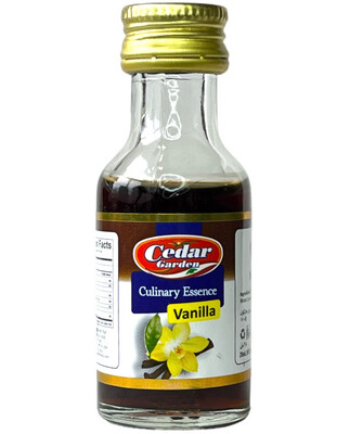 Cedar Garden Vanilla Culinary Essence/Extract 12x28ml
