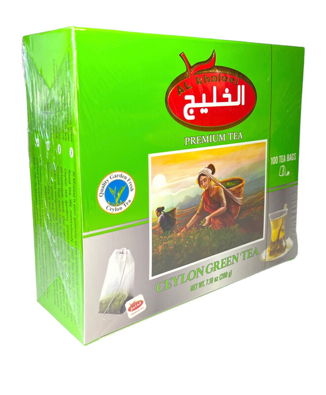 Al Khaleej Premium Ceylon Green Tea Bag 24x200g