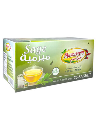 Mawassem Sage Herbal Tea 24x50gx25b