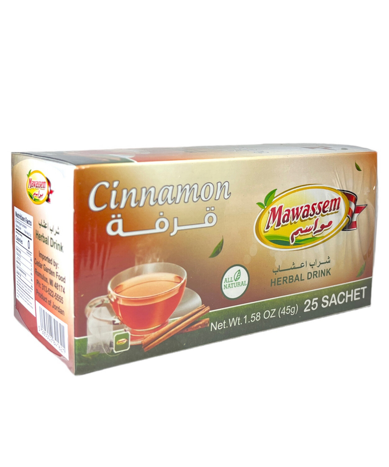 Mawassem Cinnamon Tea 24x50gx25b