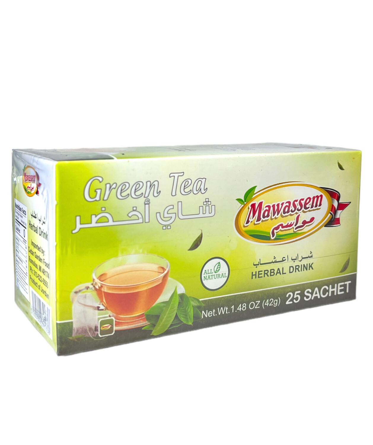Mawassem Green Tea 24x50gx25b
