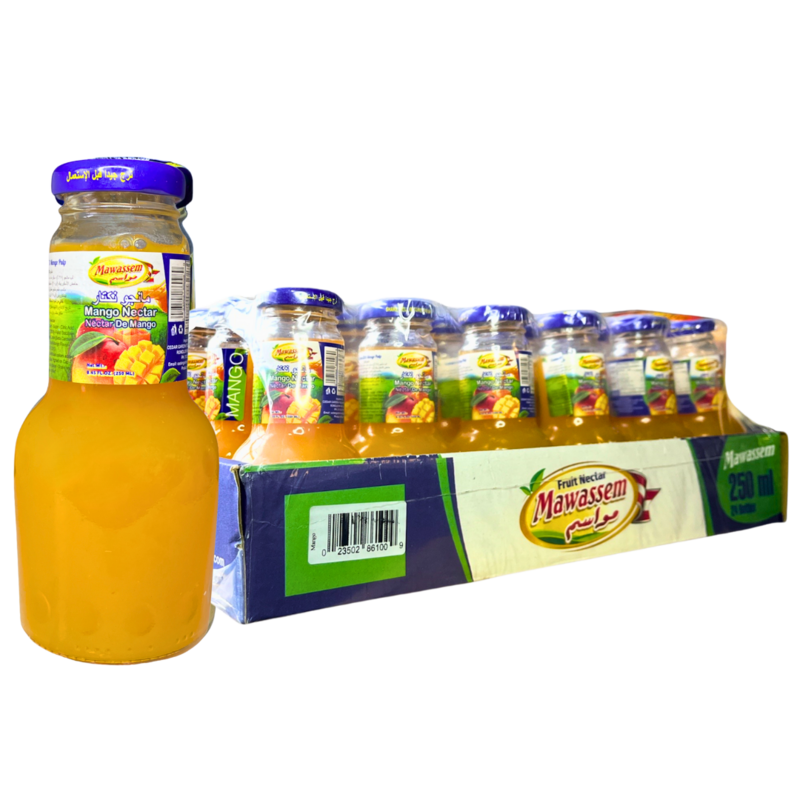 Mawassem Premium Mango Nectar Juice 24x250ml
