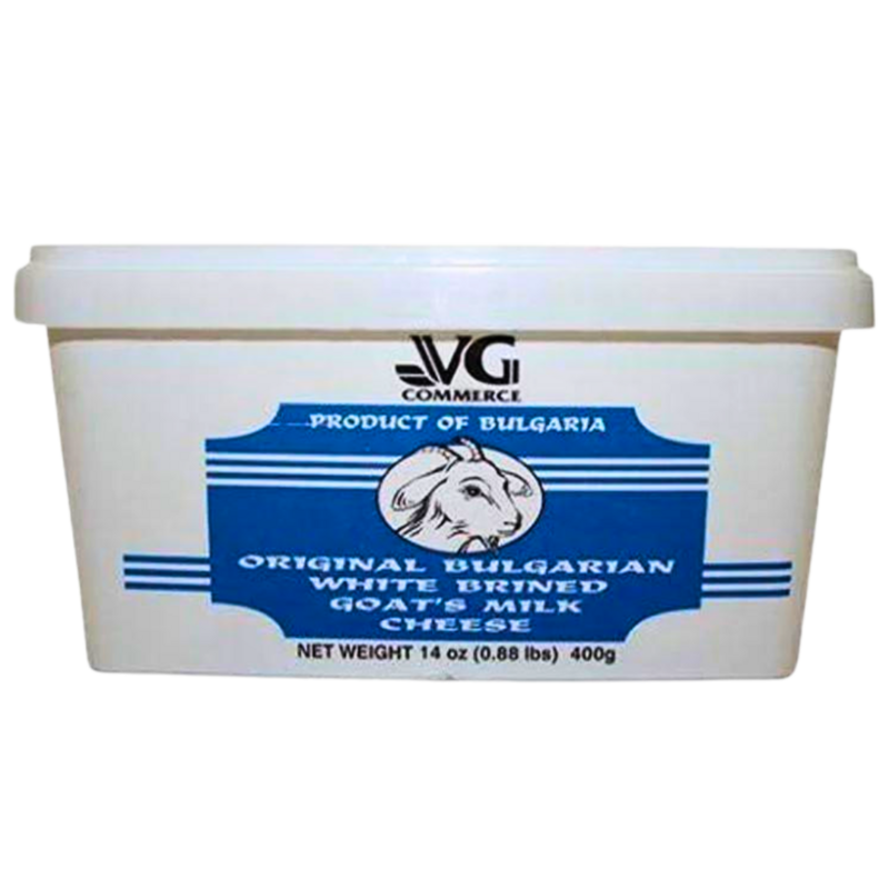 VG Commerce Original Bulgarian White Brined Goats Milk Cheese 12x14oz