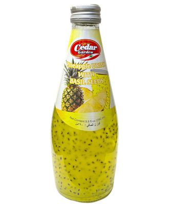 Cedar Garden Pineapple Drink With Basil Seeds 24x290ml
