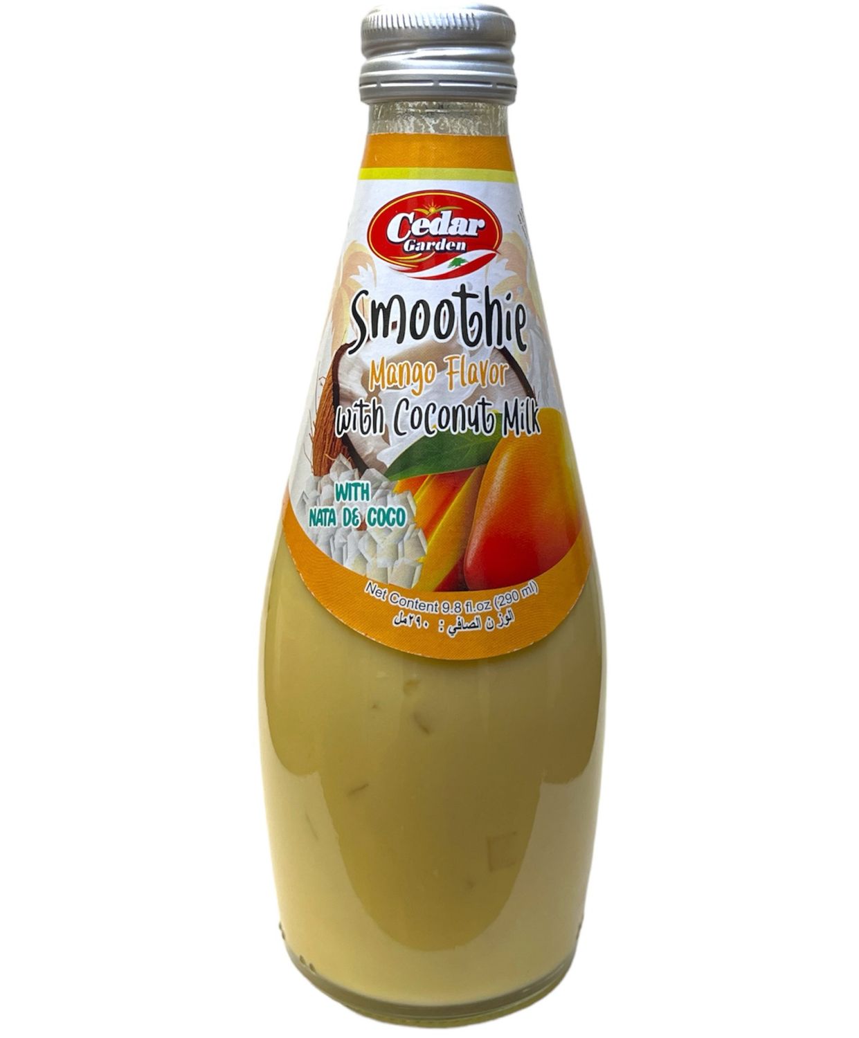 Cedar Garden Smoothie Mango Flavor With Coconut Milk And Mango Cubes 24x290ml