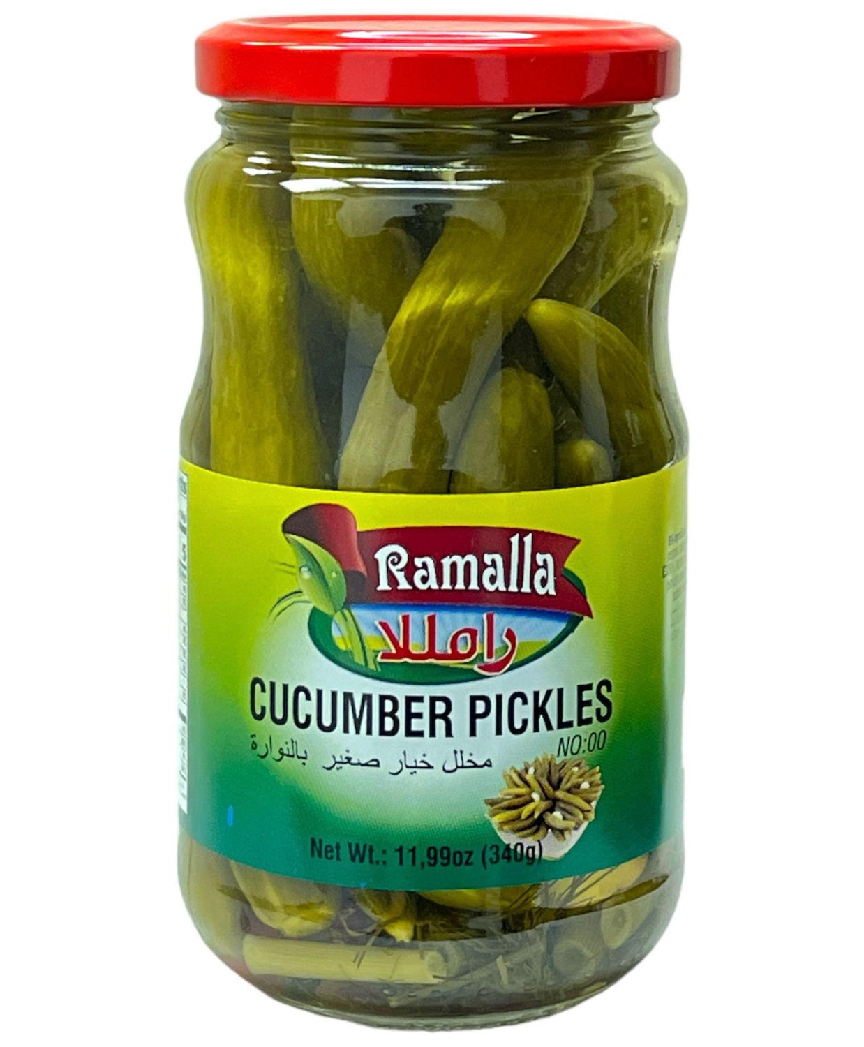 Ramalla Pickled Cucumbers 12x340g