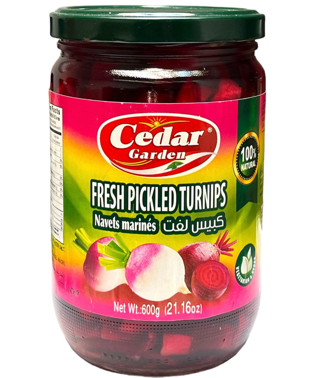 Cedar Garden Pickled Turnips 12x600g