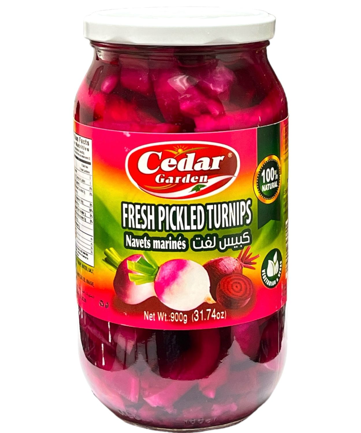 Cedar Garden Pickled Turnips 12x1k