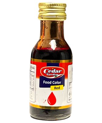 Cedar Garden Red Liquid Food Coloring 12x28ml