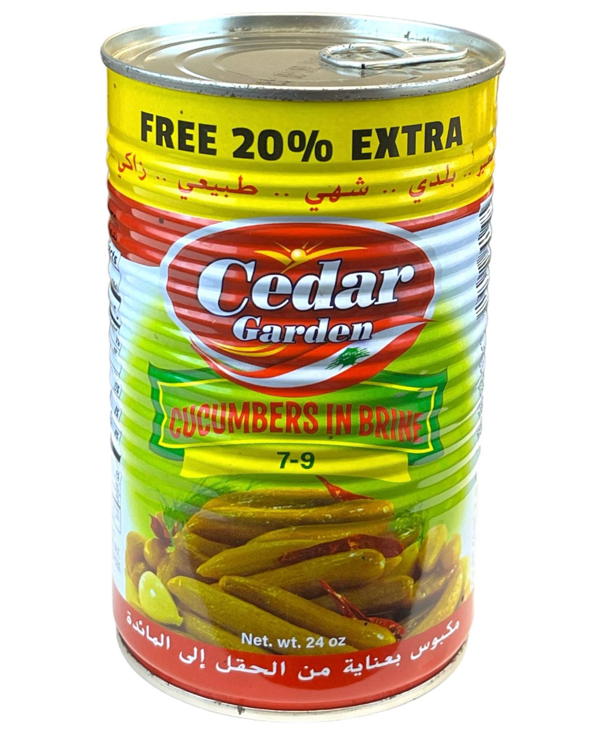 Cedar Garden Pickled Cucumber Count 7/9 12x24oz
