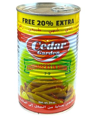 Cedar Garden Pickled Cucumber Count 7/9 12x24oz