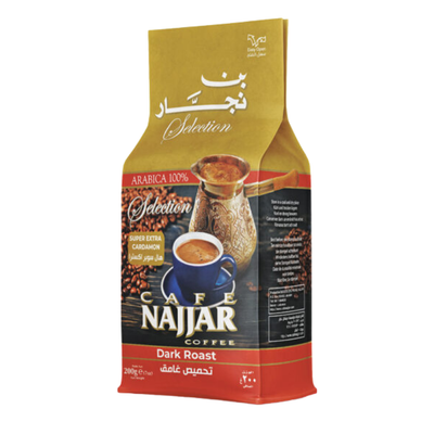 Najjar Coffee Dark Roast With Super Extra Cardamom 10x450g