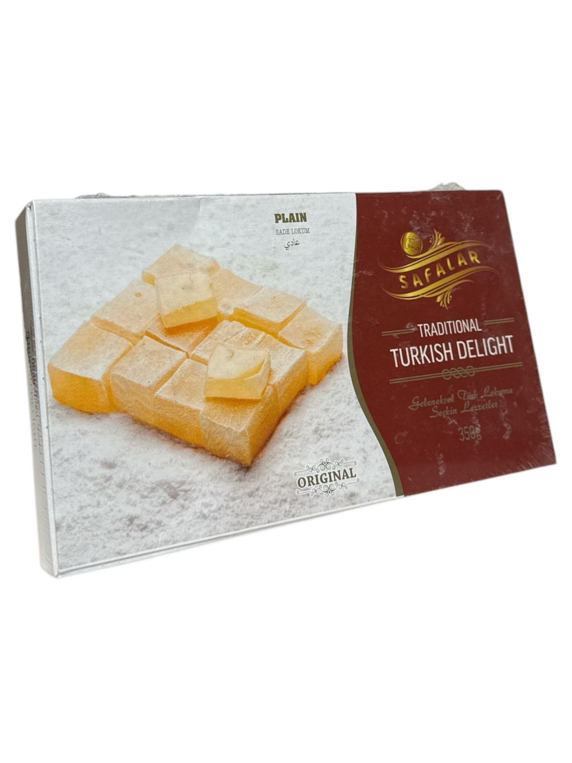 Safalar Traditional Turkish Delight Original Plain 12x8.8oz (250g), 140
