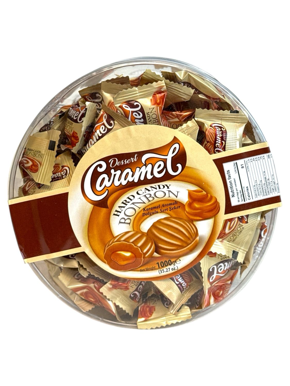 A’Bon Caramel Candy 8x35.3oz (1kg), 60