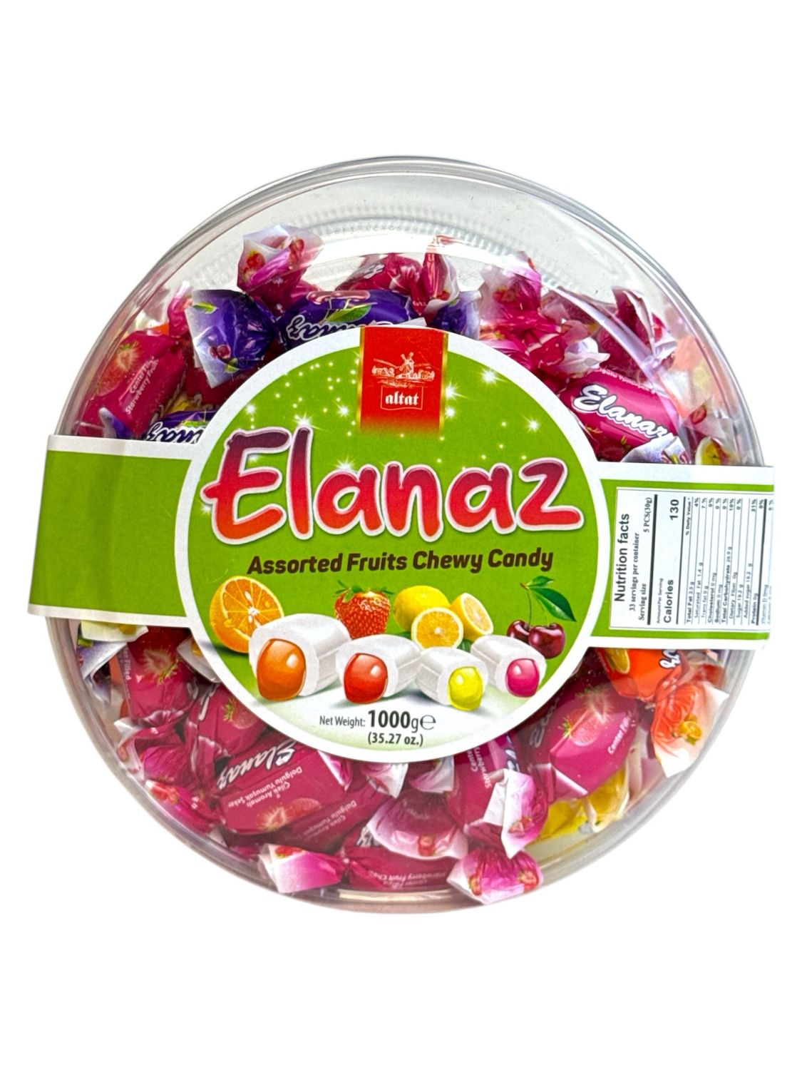 Elanaz Chewy Soft Candy 8x35.3oz (1kg), 60