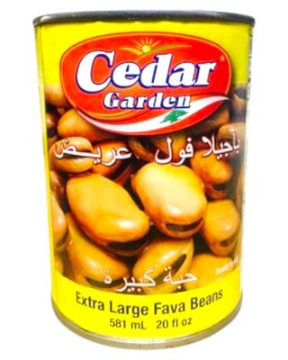 Cedar Garden Extra-Large Fava Beans 24x19oz