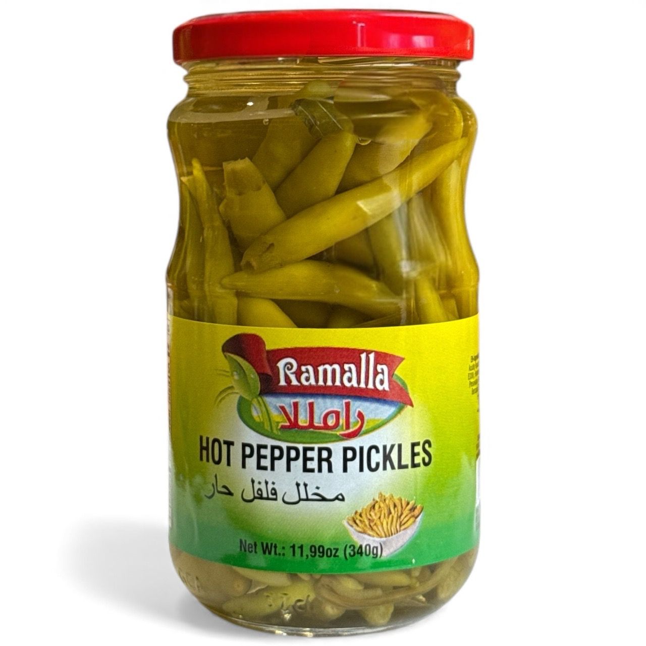 Ramalla Hot Pepper Pickles 12x340g